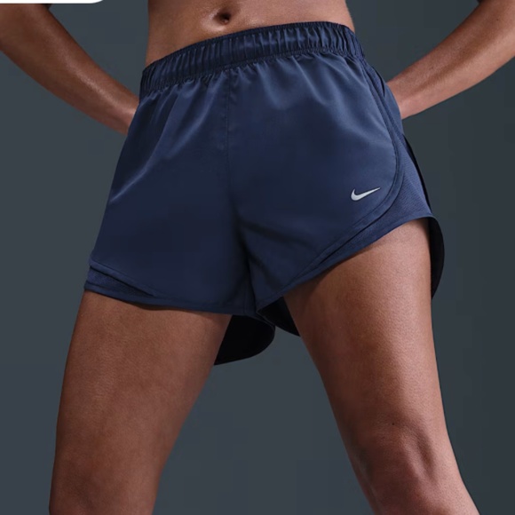 Nike Women's Tempo Dri-FIT Mid-Rise Running Shorts - Picture 1 of 3